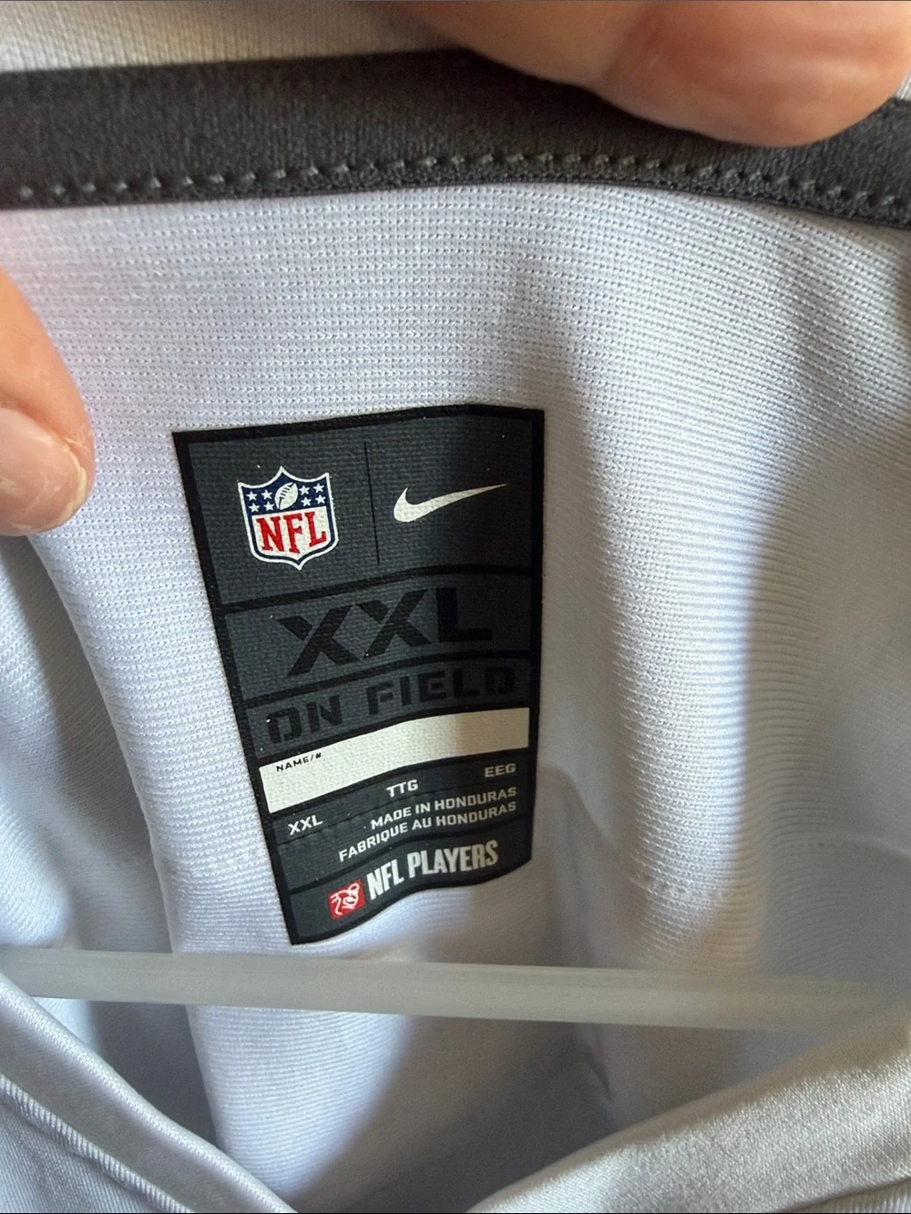 Nike white football